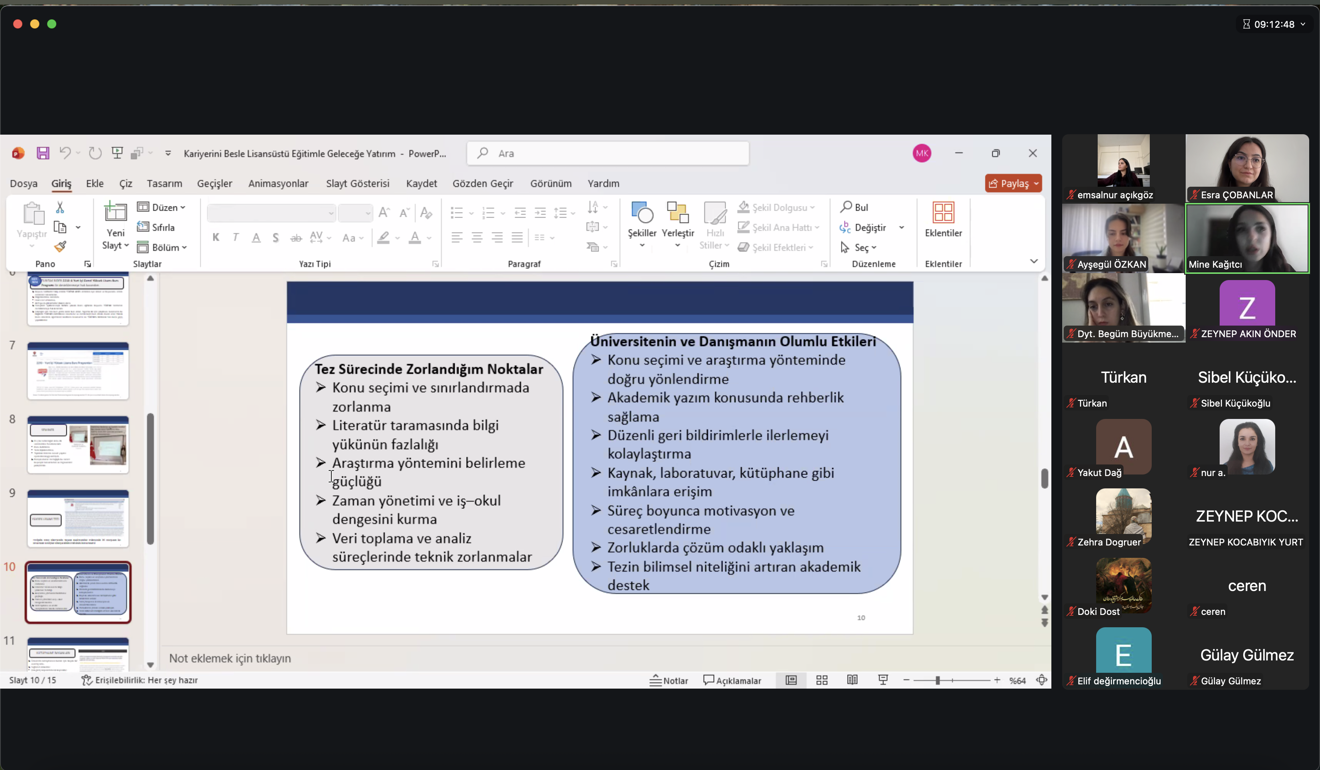 Kariyerini Besle Lisansüstü Eğitimle Geleceğe Yatırım Söyleşisi